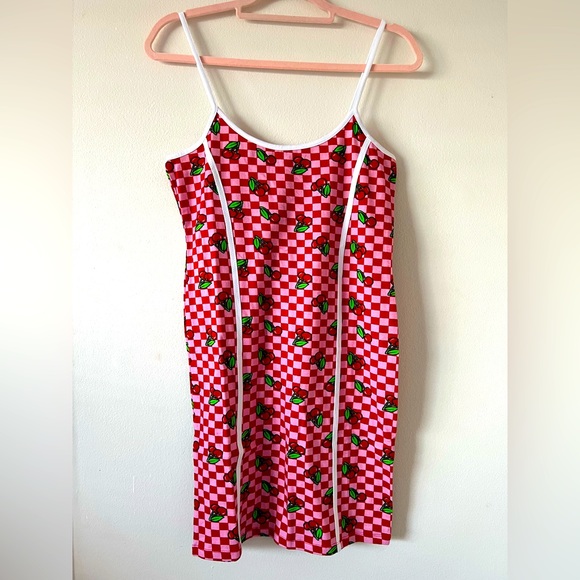 Cherry Dolls Kill Mini Bodycon Dress Size: 12 - Picture 1 of 5